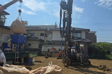 つくば市　O様邸　地盤改良工事