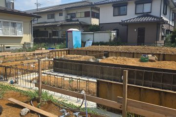 つくば市　O様邸　コンクリート打ち継ぎ止水材