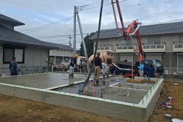 O様邸　土間コンクリート工事/つくば市