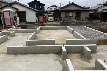 🏡 つくばみらい市I様邸　基礎工事がほぼ完了しました！