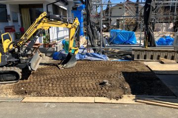 つくばみらい市 I様邸　いよいよ明日は上棟式です